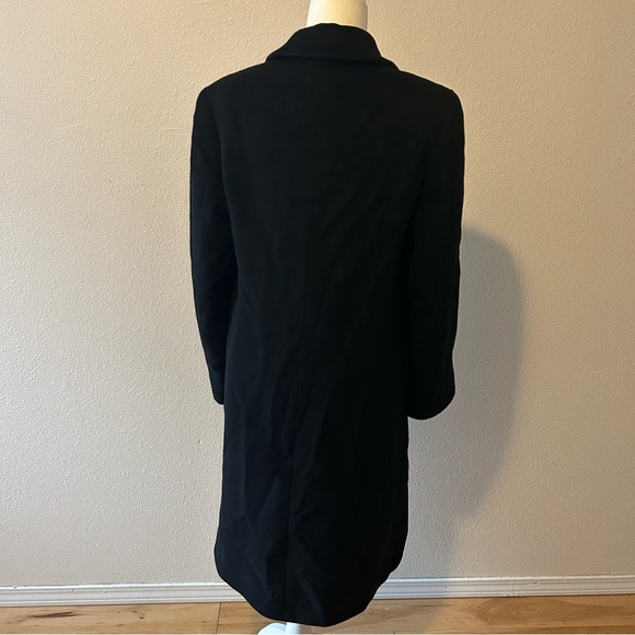 Camalgori Angora Wool black winter coat made in Italy size M classic winter - Picture 4 of 12